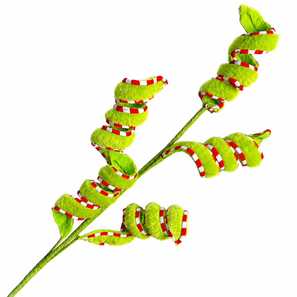 30" Grinch Spiral Stem