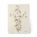BUDDY WHITLOCK 5"x 7" ORIGINAL CANVAS "THE FOOT OF THE CROSS" IN CREAM
