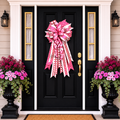 18" X 40" LARGE PINK BOW
