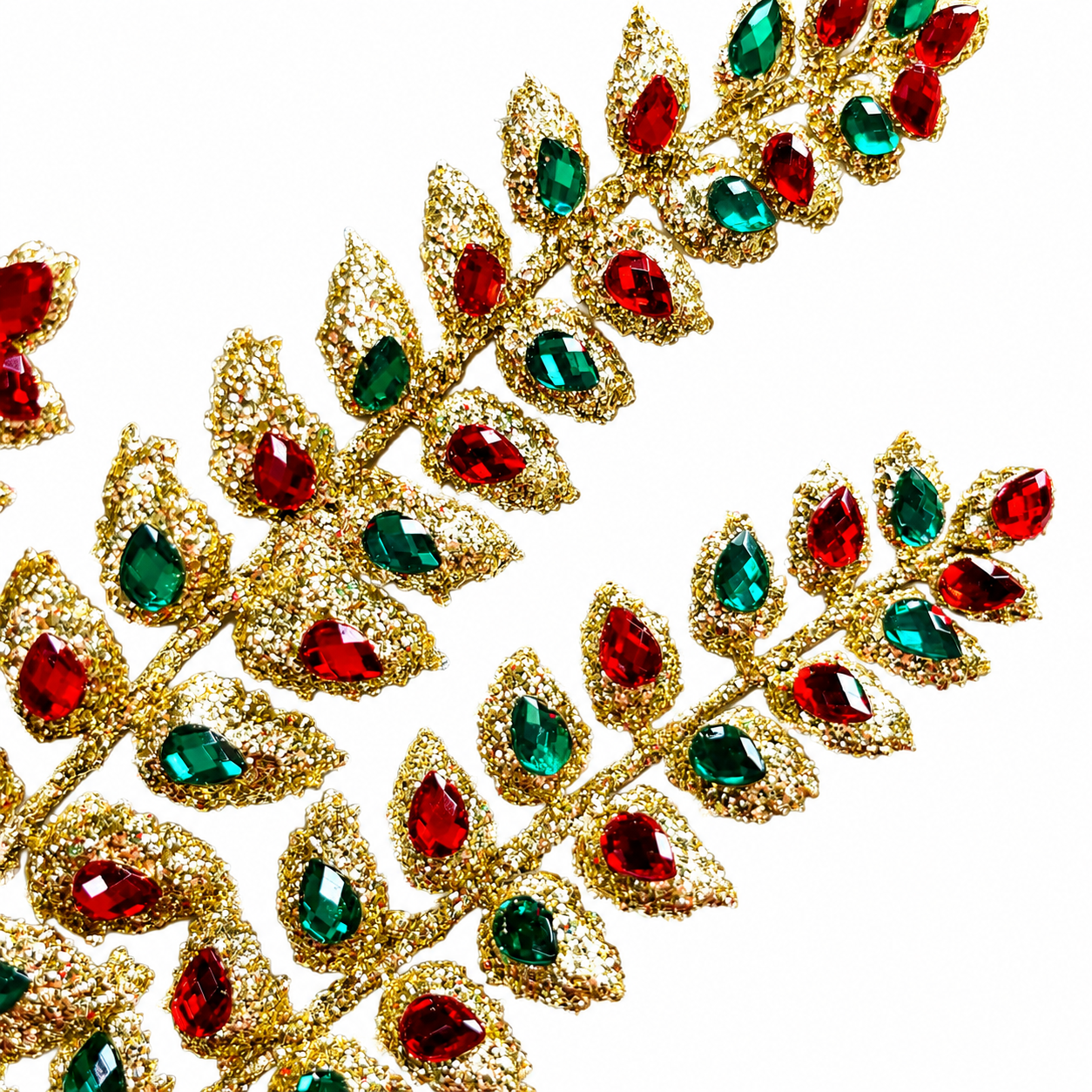 29.5" Red & Green Jewel Spray