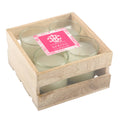 Spring Set Of 4 Votives In Crate - 3oz