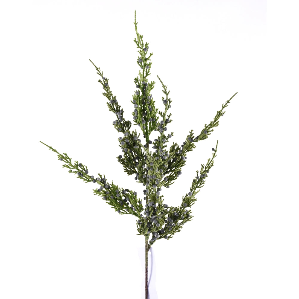22IN Juniper Berry Spray, Natural