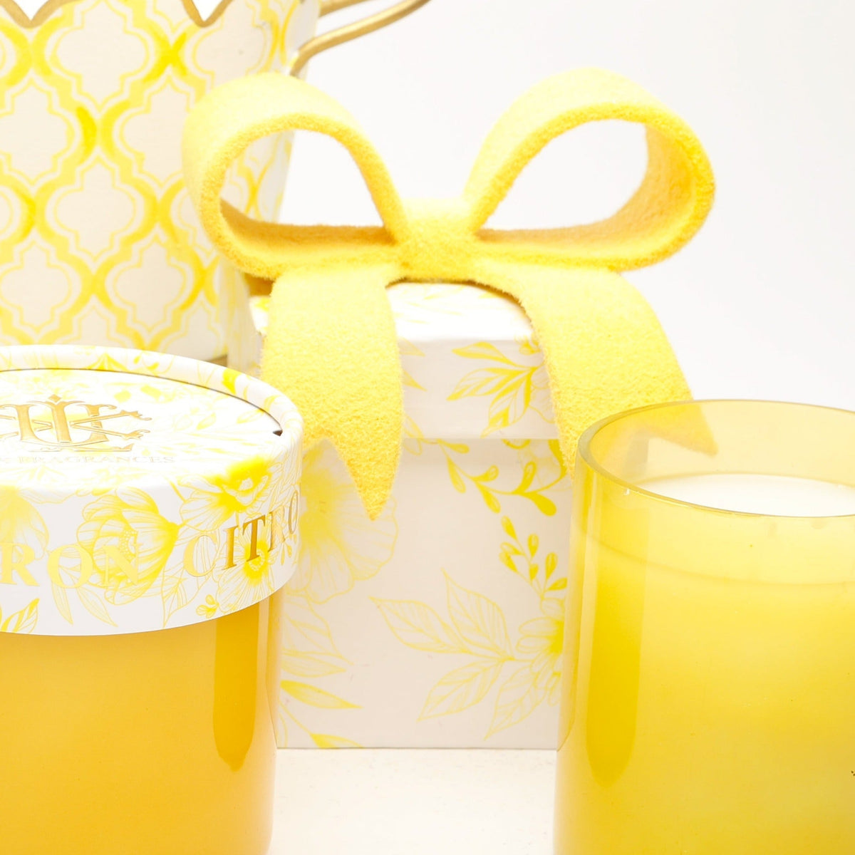 Citron 14oz Bow Box Gift Candle
