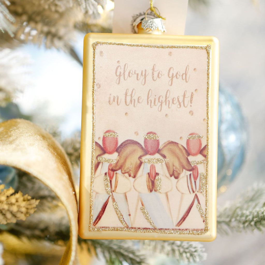 Angel Glass Ornament