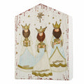 Mdf Table Pcs W/ Glitter Three Kings