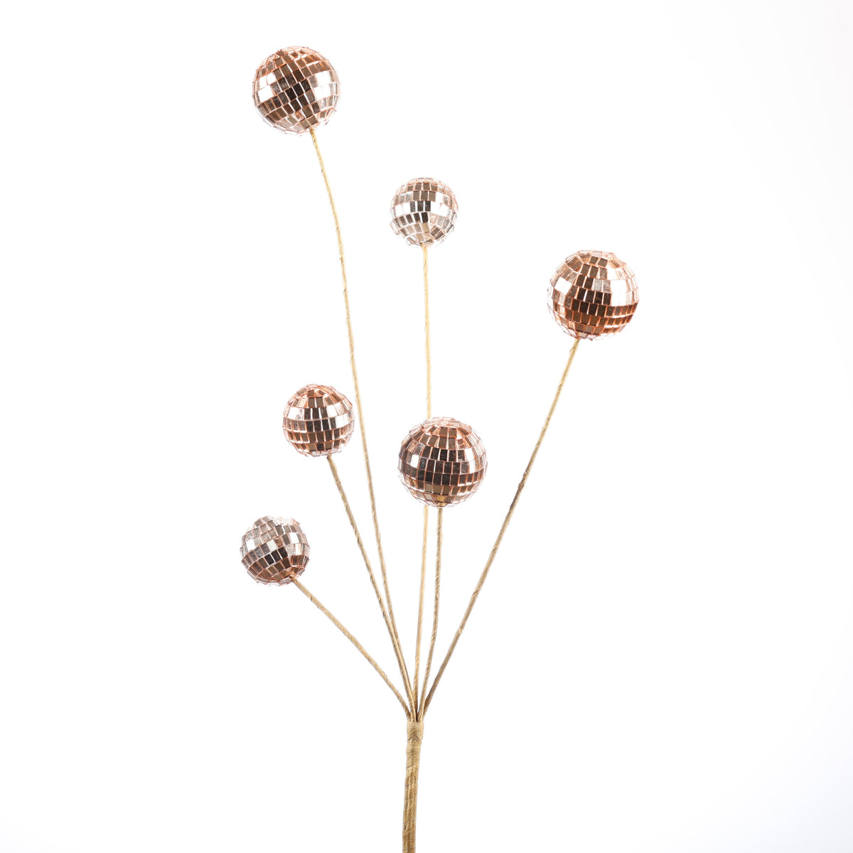 28" CHAMPAGNE DISCO BALL STEM