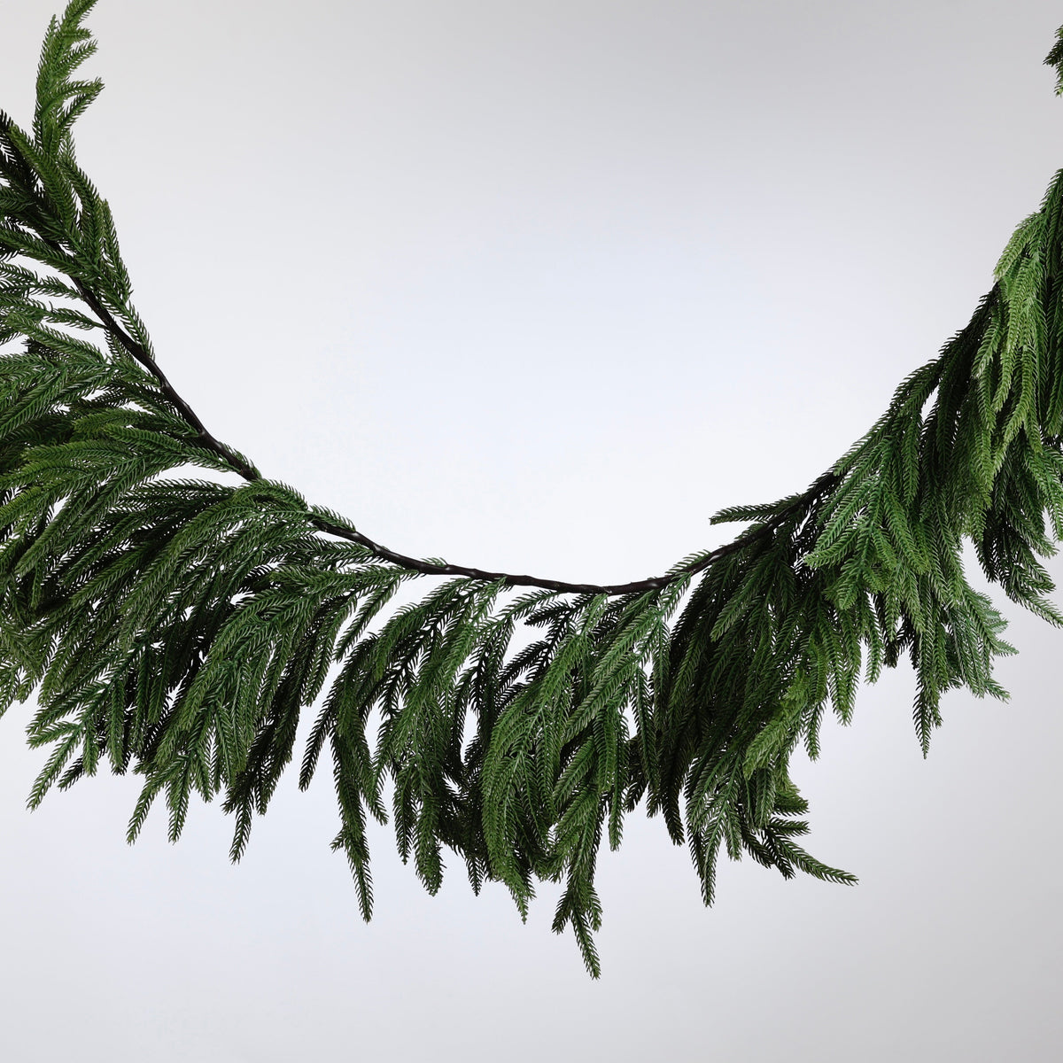 6FT REAL TOUCH NORFOLK PINE GARLAND WITH MIXED CYPRESS
