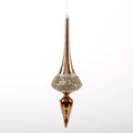 12" GOLD GLASS FINIAL ORN