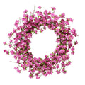 24" SPRING BLOSSOM WREATH-LAVENDER