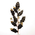 27" Black/Gold HOLLY LEAF PICK