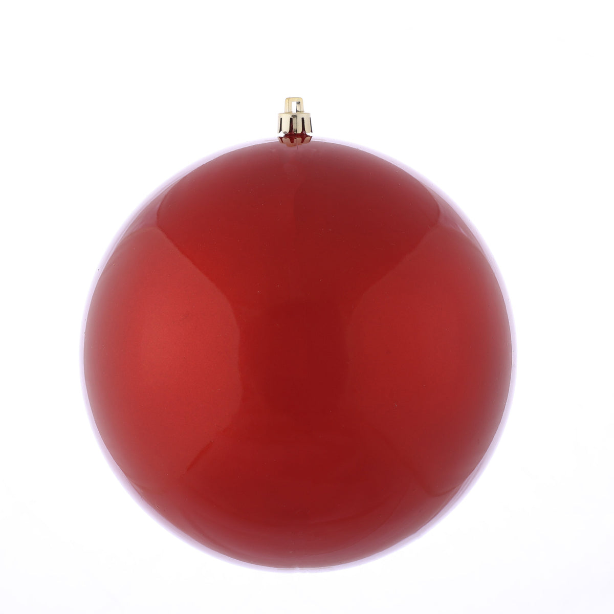 Plastic Ball Ornament 150MM, Candy Apple Red