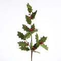 31.5" HOLLY BERRY SPRAY-GRN RED
