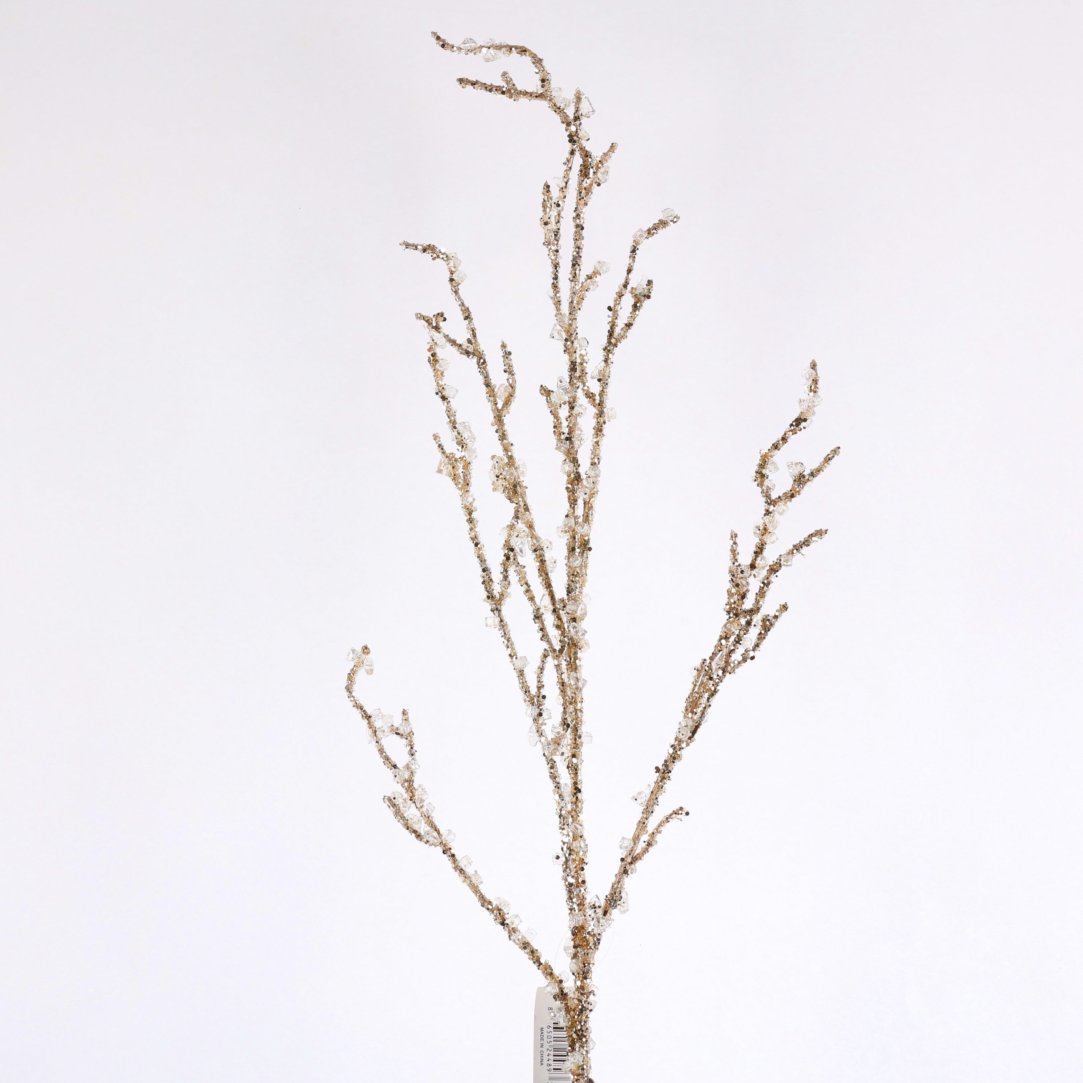 36" CRYSTAL BRANCH-CHAMPAGNE