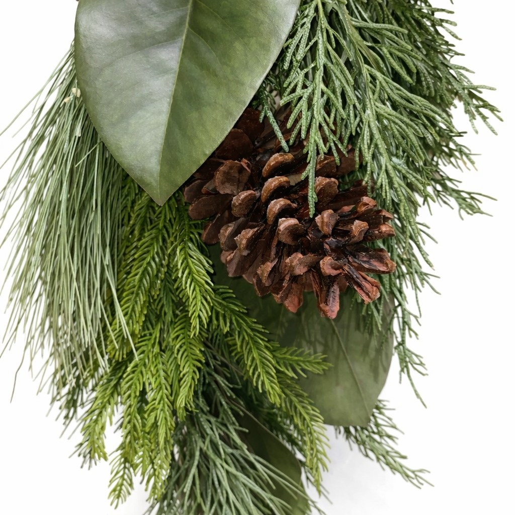 6' Home for Christmas with Magnolia Real Touch Garland