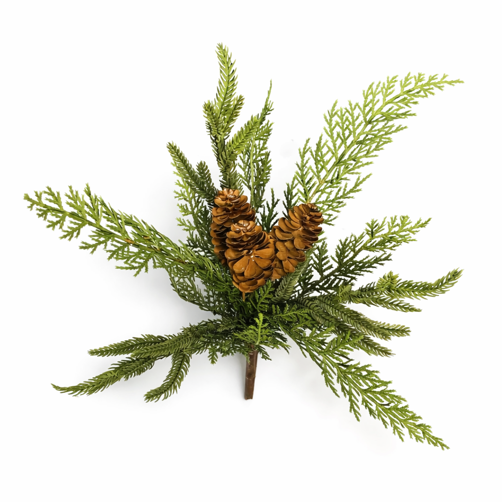 19" Gathered Greens Real Touch Spray