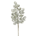 27IN Metallic Holly Spray, Platinum