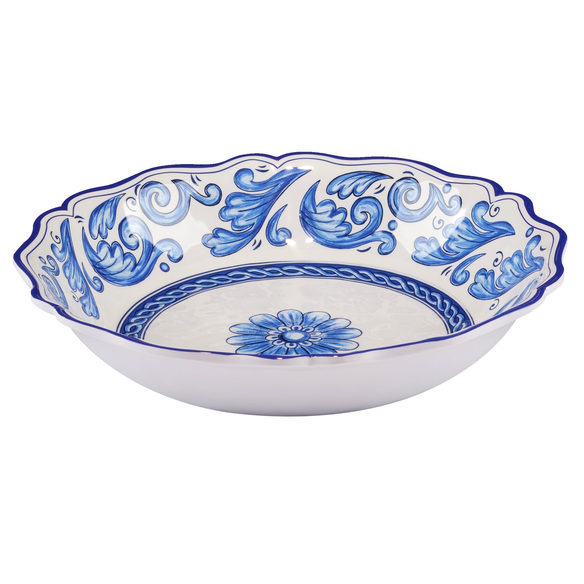Veranda Melamine Large Serving Bowl 13.75in x 2.75in