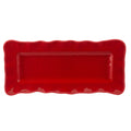 Perlette Red Melamine Rectangular Platter 19in x 9in