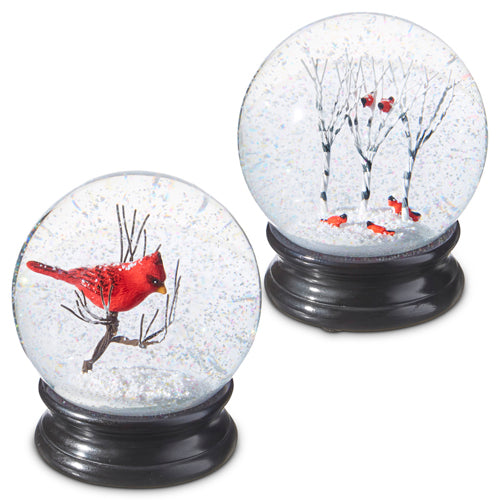 4.75" Cardinal Water Globe (MULTIPLE CARDINALS)
