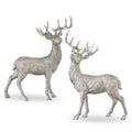 21" RESIN DEER-GREY/SILVER (LEFT ONLY)