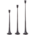 17" Black Metal Candle Stick (MEDIUM)