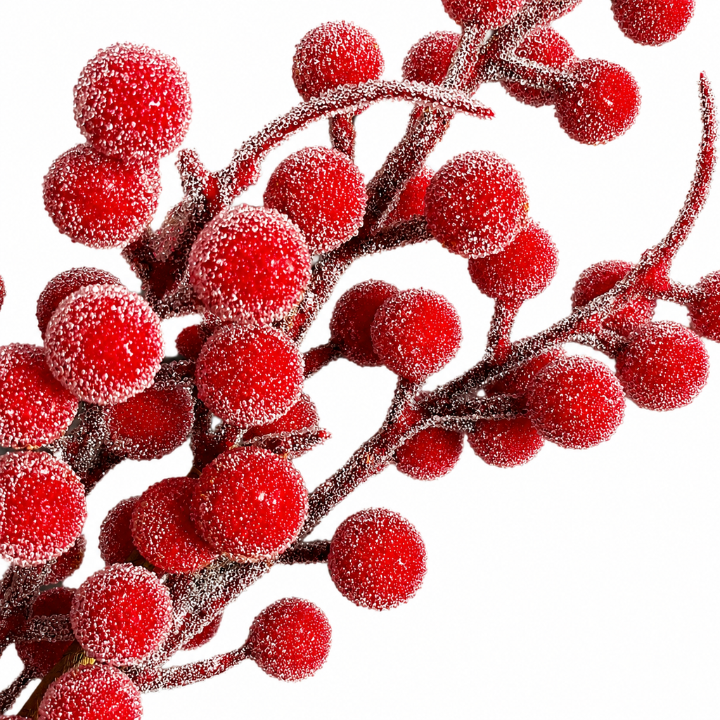 29" Sugared Berries Stem