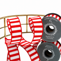 1.5" RED STRIPE 5YD
