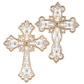 5" Jeweled Cross Ornament (LEFT ONLY)