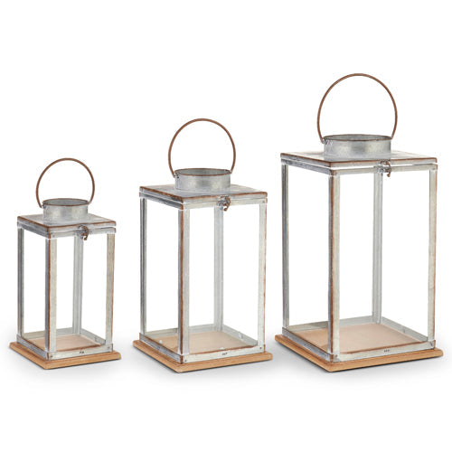 16" Galvanized Lantern (LARGE ONLY)