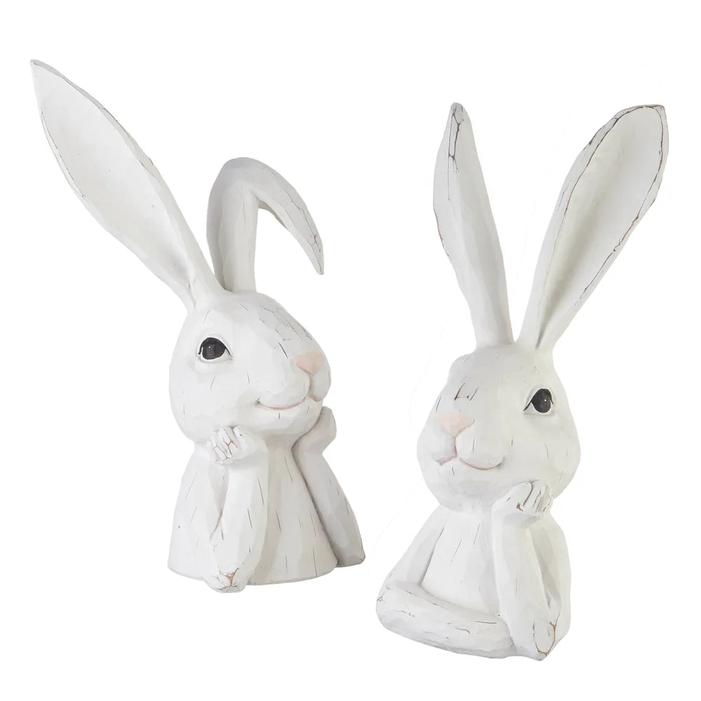 15.5" Thinking Rabbit Bust (LEFT ONLY)