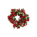 3.5" Beaded Berry Candle Ring