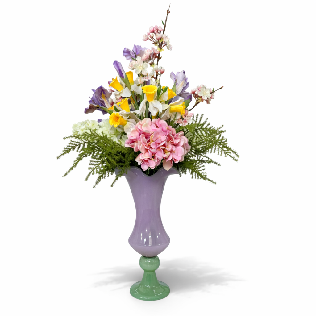 LARGE SPRING GARDEN DROP-IN REAL TOUCH FLORAL DESIGN