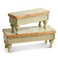12.5" Antique Green Risers (SMALL ONLY)