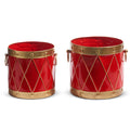 10.5" Drum Container Decor LARGE