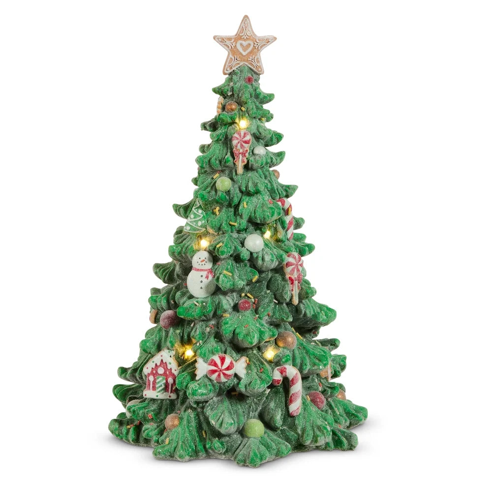 16" Lighted Gingerbread Cookie Tree SHIPS 9/1/2026