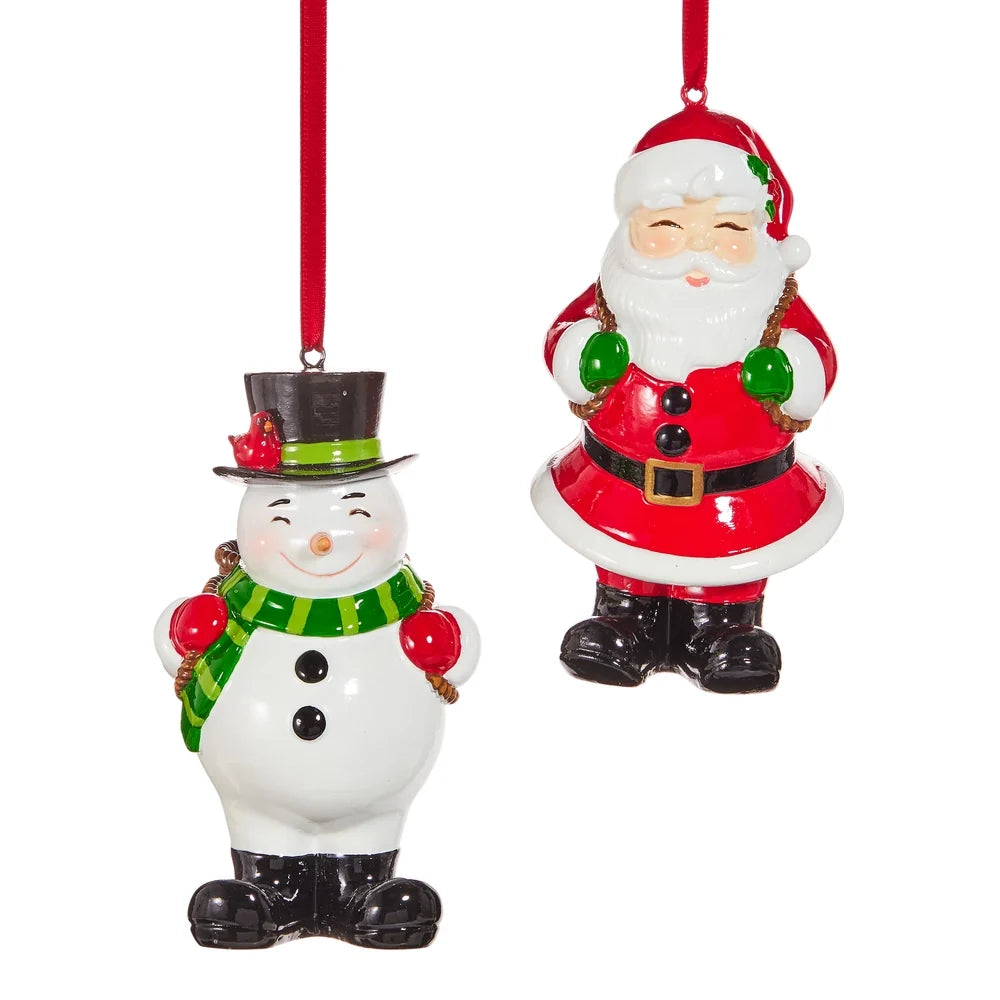 4.75" Christmas Icon Ornament (SNOWMAN ONLY)