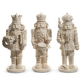 11.75" Distressed Whitewashed Nutcracker - DRUM ONLY