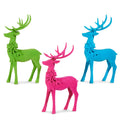 14" Flocked Deer (GREEN ONLY)