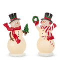10" Merry Lighted Snowman (LEFT ONLY)
