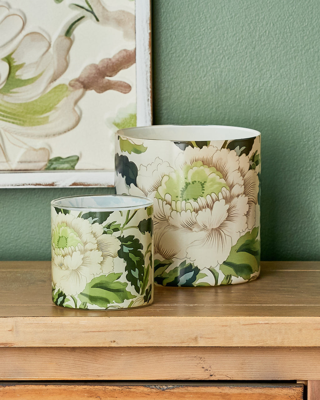 4" TRANQUIL GREEN GARDEN CONTAINER
