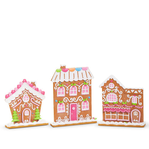 9.25" X 10" Bright Gingerbread Village (RIGHT ONLY)