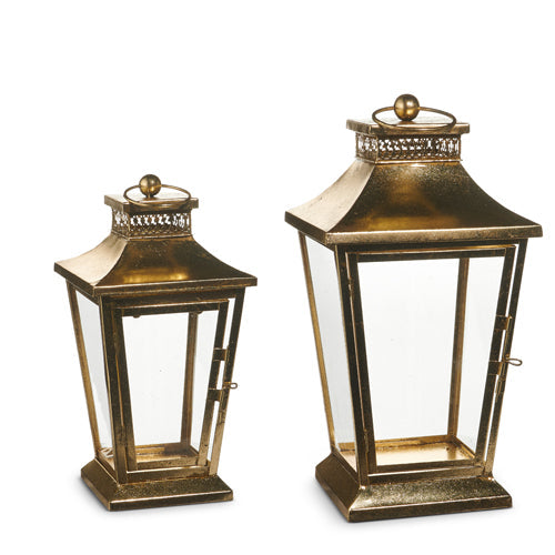 18" Gold Lanterns