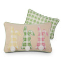 SPRING GINGHAM BUNNY PILLOW