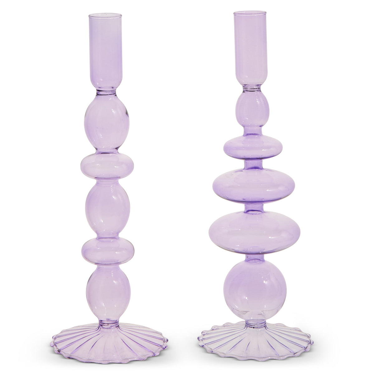 10.25" PURPLE CANDLE STICKS (left only)