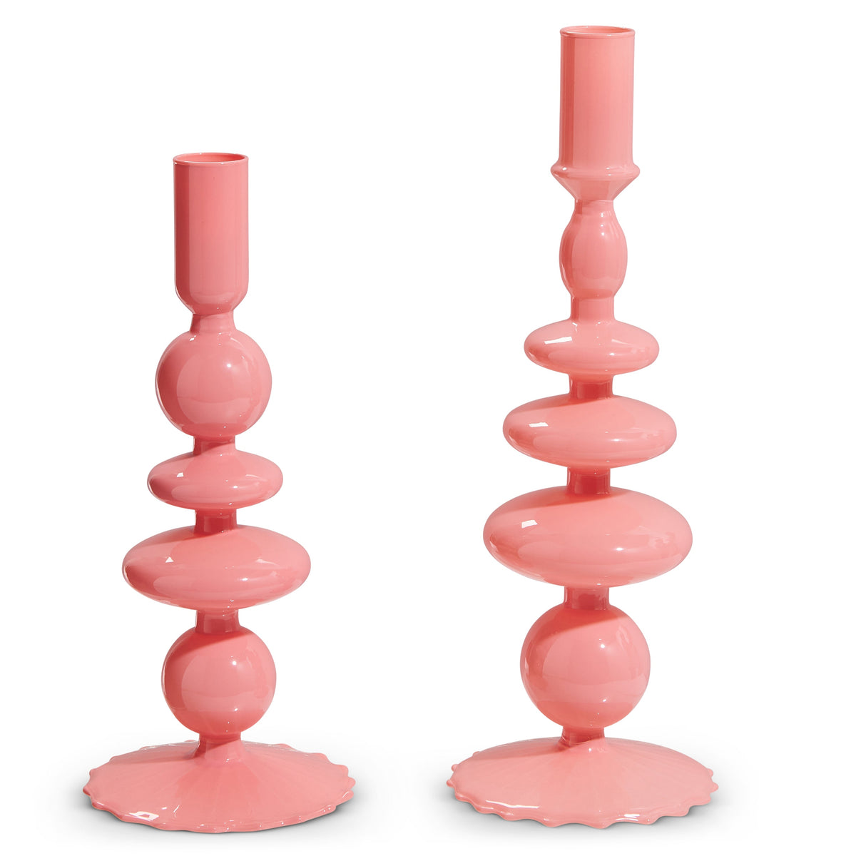 10.25" PINK CANDLE STICKS (LARGE ONLY)