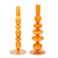 10.25" ORANGE CANDLE STICKS (RIGHT ONLY)