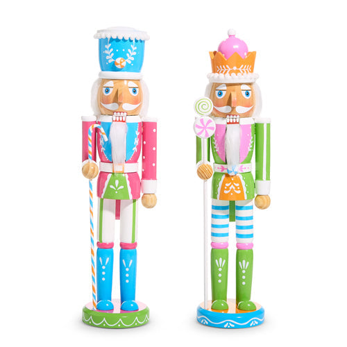 15" Pastel Nutcracker - PINK/GREEN ONLY