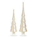 14" Silver Mercury Glass Pearl Trees - SMALL ONLY