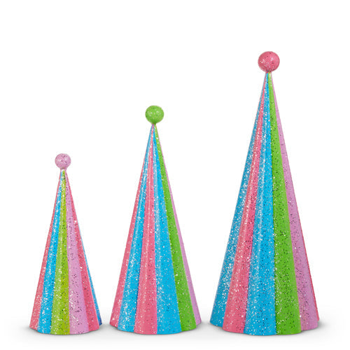 13" Striped Cone Trees (SMALL ONLY)