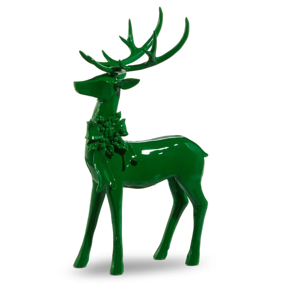 13.75" Green Deer